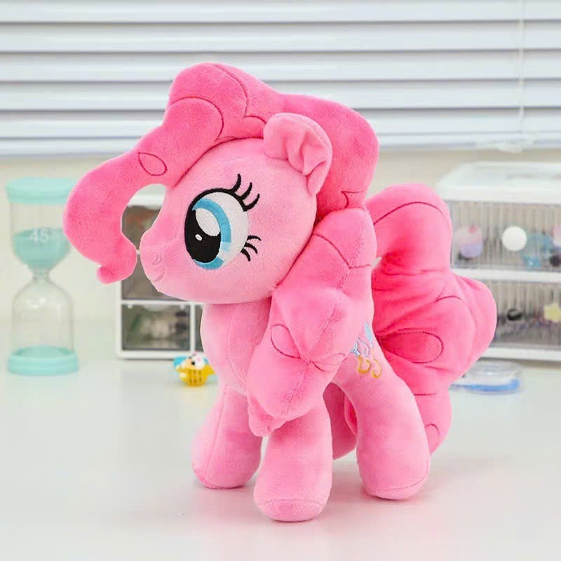 Gấu bông ngựa cầu vồng my little pony dễ thương, Gấu bông kỳ lân hoạt hình đáng yêu làm quà tặng cho bé