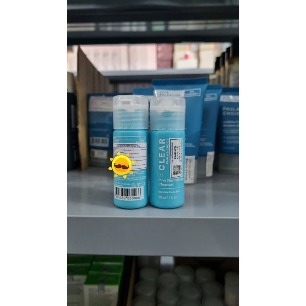 [HÀNG CTY] Sữa rửa mặt Paula's Choice Clear Pore Normalizing Cleanser làm sạch da và giảm dầu thừa 30ml/177ml