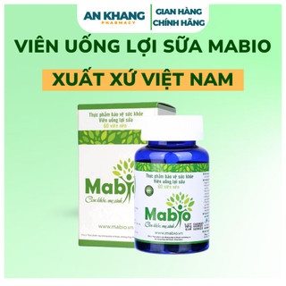 Viên Uống Lợi Sữa Mabio – Tăng Tiết Sữa, Gọi Sữa Nhanh, Ngăn Ngừa Tắc Tia Sữa