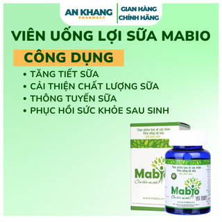 Viên Uống Lợi Sữa Mabio – Tăng Tiết Sữa, Gọi Sữa Nhanh, Ngăn Ngừa Tắc Tia Sữa