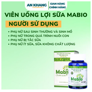 Viên Uống Lợi Sữa Mabio – Tăng Tiết Sữa, Gọi Sữa Nhanh, Ngăn Ngừa Tắc Tia Sữa