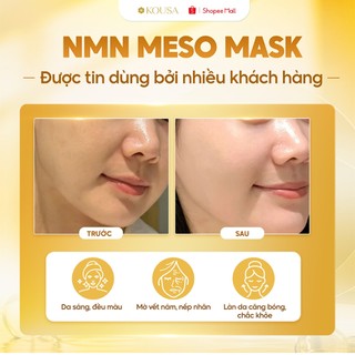 [Sample] 1 Miếng mặt nạ dưỡng trắng da Kousa NMN Meso chống lão hóa Hàn Quốc