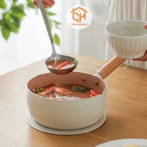 Chảo Chống Dính Đáy Sâu Nhật 18cm Cam Homeware