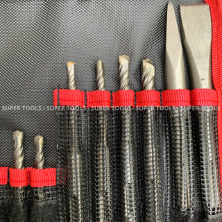 TOTAL Bộ 10 mũi khoan gài và mũi đục TACSD19101 /Bộ 17 mũi bê tông và mũi đục đầu gài SDS TACSD91701