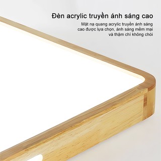 Đèn trần GOGEOUS decor trang trí phòng khách phòng ngủ khách sạn với 3 loại ánh sang có điều khiển