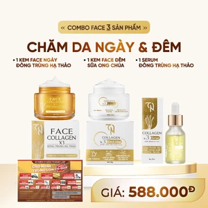 Bộ 3 (món có thẻ): Face Ngày Face Đêm Serum Đông Anh Huỳnh Như