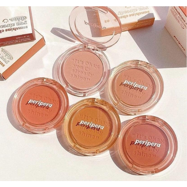 Phấn Má Peripera Pure Blushed Sunshine Cheek 4.2g