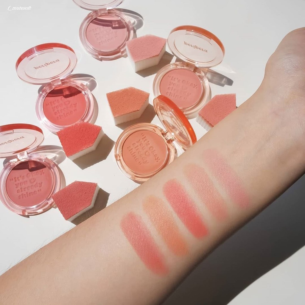 Phấn Má Peripera Pure Blushed Sunshine Cheek 4.2g
