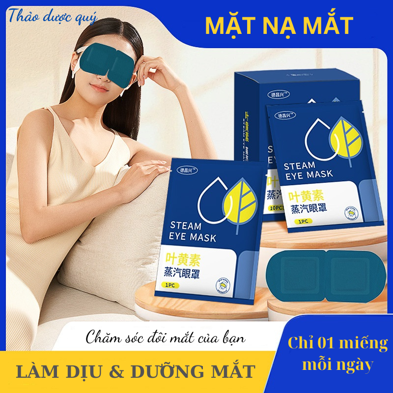 (Sỉ) Combo 10 mặt nạ mắt, làm dịu mắt mỏi, cải thiện tình trạng cận thị và tật khúc xạ khác, giảm quầng thâm, dưỡng mắt