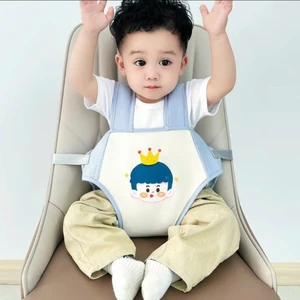 Đai an toàn ngồi ghế ăn cho bé trai/gái, bản nâng cấp có QUAI, HC019-3sbaby , ăn dặm