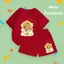 Bộ cộc tay cho bé – Hình CapyBara bánh cá Yummy dễ thương, cotton thoáng mát, mặc cả ngày (M 219)