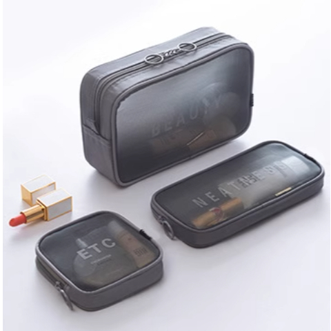 SÉT 3 TÚI ĐỰNG MĨ PHẨM TRANG ĐIỂM CÁ NHÂN ĐỒ DU LỊCH DỤNG CỤ MAKEUP DU LỊCH T30