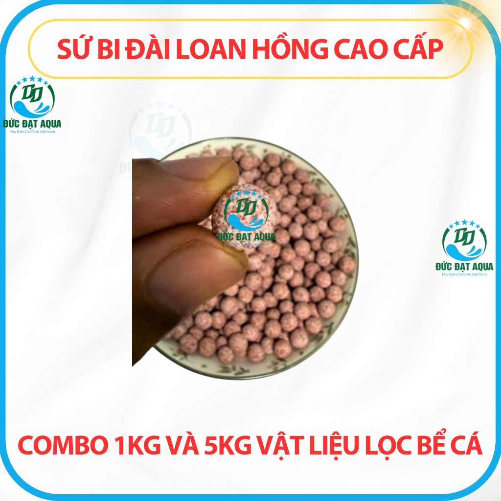 Sứ Bi Đài Loan Cao Cấp 1kg và 5kg,Vật liệu lọc cá cảnh nuôi vi sinh và lọc hiệu quả, bể thủy sinh 2