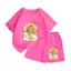Set quần áo trẻ em – In CapyBara ăn bánh cá Yummy ngộ nghĩnh, chất cotton thoáng khí (M 219)