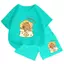 Set quần áo trẻ em – In CapyBara ăn bánh cá Yummy ngộ nghĩnh, chất cotton thoáng khí (M 219)