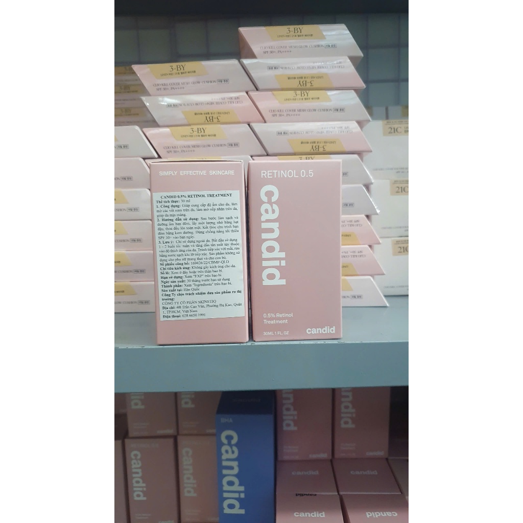 Hoạt Chất Retinol 1% Hỗ Trợ Cải Thiện Nền Da - CANDID 1% Retinol Treatment 30ml