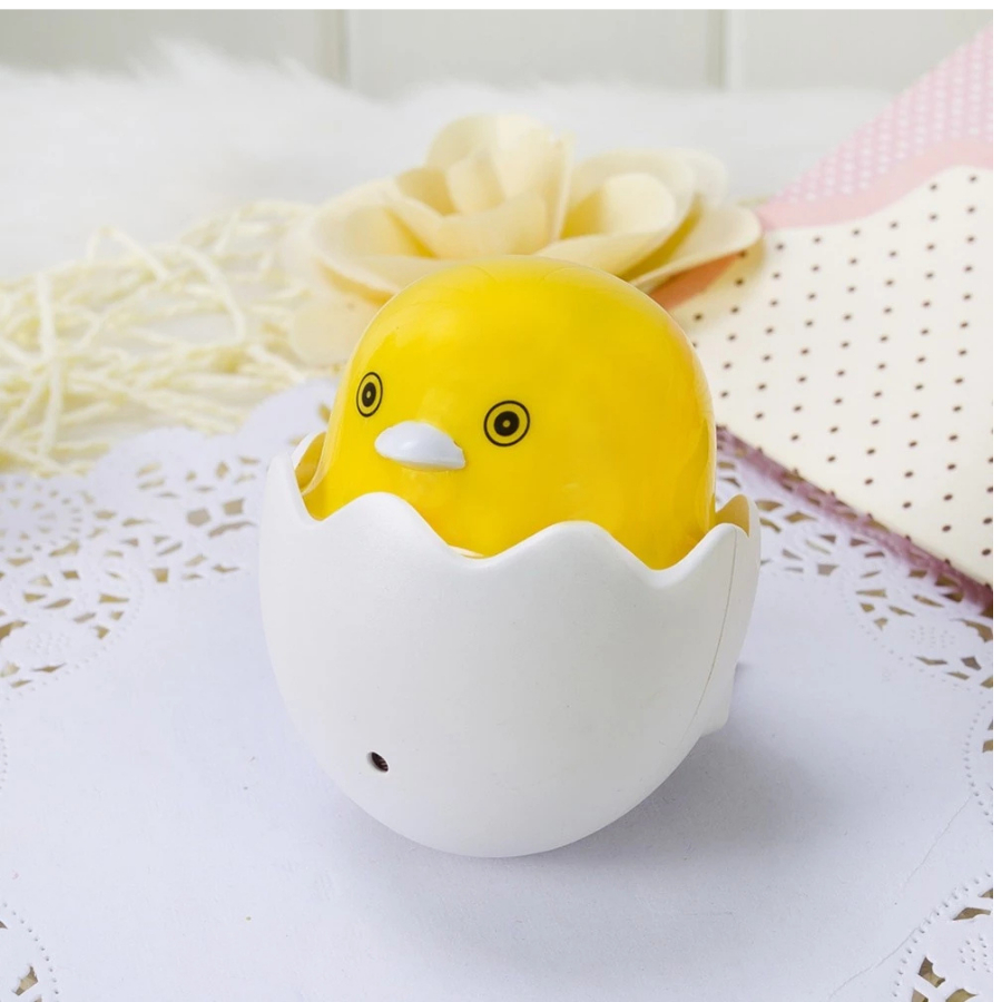 Đèn Ngủ Cảm Biến Ánh Sáng Hình Gà Con Siêu Dễ Thương