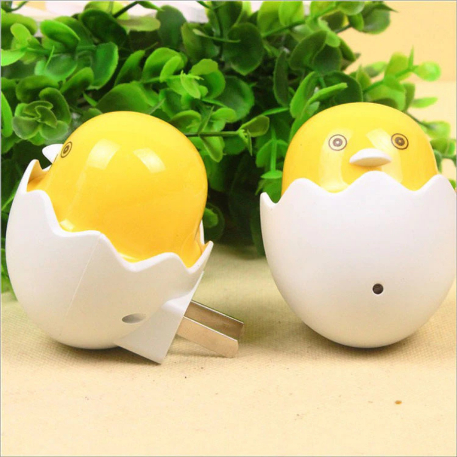 Đèn Ngủ Cảm Biến Ánh Sáng Hình Gà Con Siêu Dễ Thương