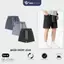 Quần short jean cotton nam nữ DWIN đùi jean cotton wash form rộng basic unisex chống nhăn không xù QS05A