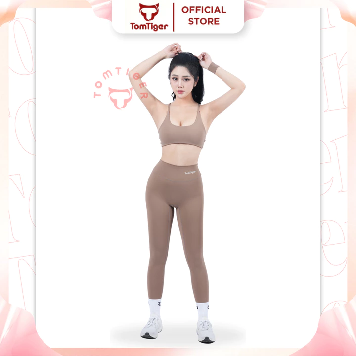 Áo Bra Line TomTiger, Áo Bra tập Gym, Áo tập thể thao, Bra Hai Dây Có Đệm Mút Mềm Mịn Sexy