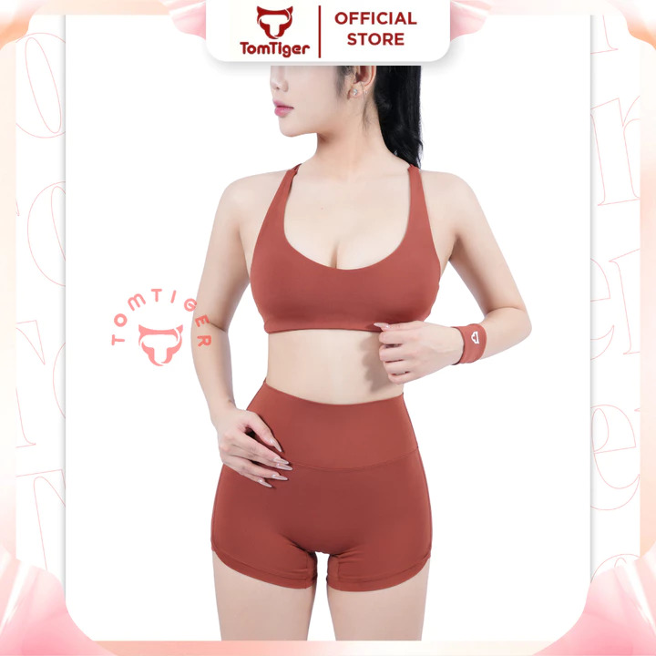 Bộ đồ thể thao nữ LUMI TOMTIGER, Set đồ Gym nữ, Đồ tập Yoga cao cấp, nâng ngực, co giãn 4 chiều