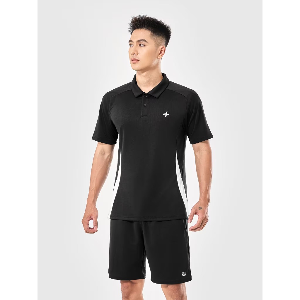 [TẶNG COMBO 2 TẤT]Set thể thao Pickleball Áo Polo promax Sideflow + Quần Shorts 7inch thoáng khí Coolmate