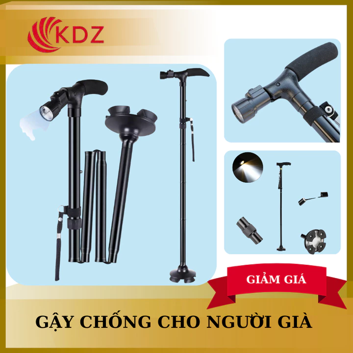Foldable Walking Stick – 3