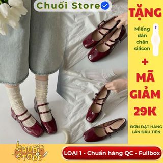 Giày lolita nữ da PU tổng hợp dệt vải đế cao su dễ thương dịu dàng nữ tính nhẹ nhàng