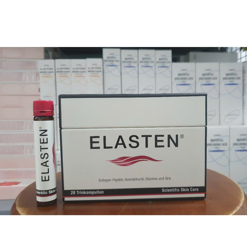 [HÀNG CTY ] Collagen Elasten Đức Dưỡng Da Đức Giúp Da Căng Mịn, Giảm Lão Hóa Hộp 7 ống 28 ống x 25ml