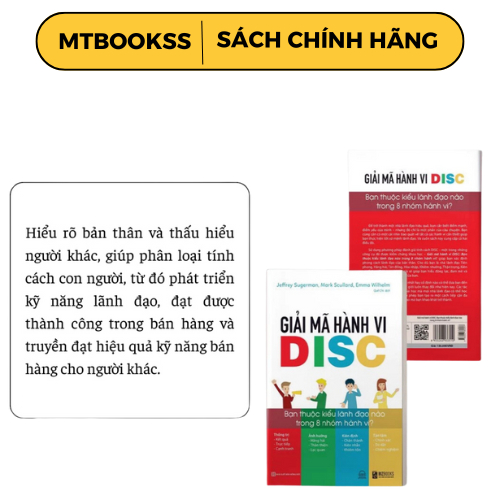 Sách - Giải Mã Hành Vi DISC: Bạn Thuộc Kiểu Lãnh Đạo Nào Trong 8 Nhóm Hành Vi?