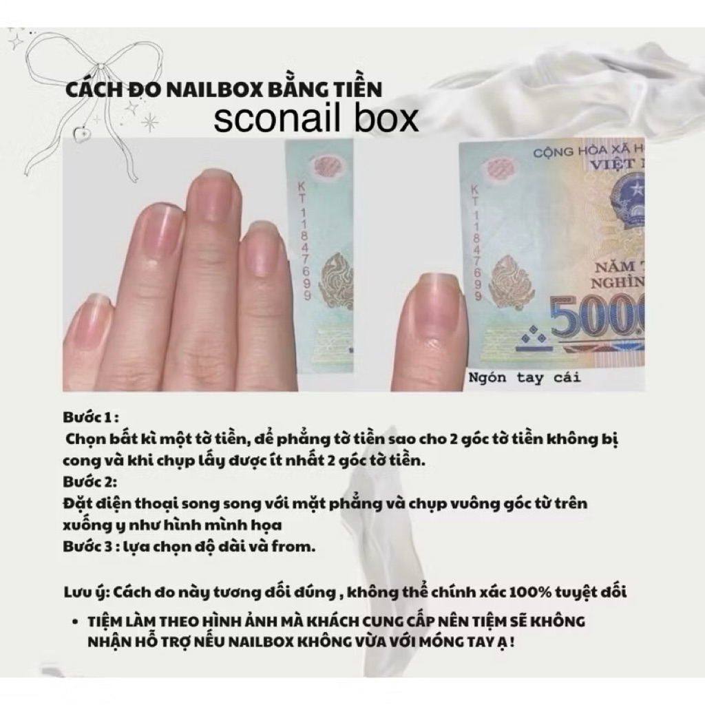 ( hoả tốc) S05- NHIỀU MẪU MÓNG  ÚP NAIL BOX FRENCH ĐẦU MÓNG TRÁNG GƯƠNG SCONAILBOX