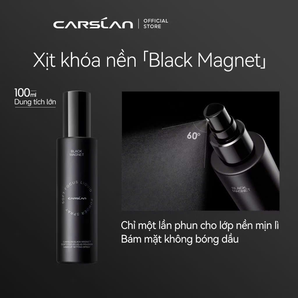CARSLAN Xịt khoá nền trang điểm SETTING SPRAY kiềm dầu cáp ẩm 16h| NHÍM HOUSE