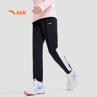 ANTA KIDS Bé gái Running Big Kids 7-14 Years Knitted Track Pants Pickleball Tennis Badminton 3624C5701