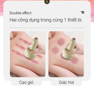 Máy Massage GIác Hơi Cầm Tay G05-A Cạo Gió Có Đèn Hồng Ngoại Giúp Lưu Thông Máu,An Toàn,Bảo Vệ Da