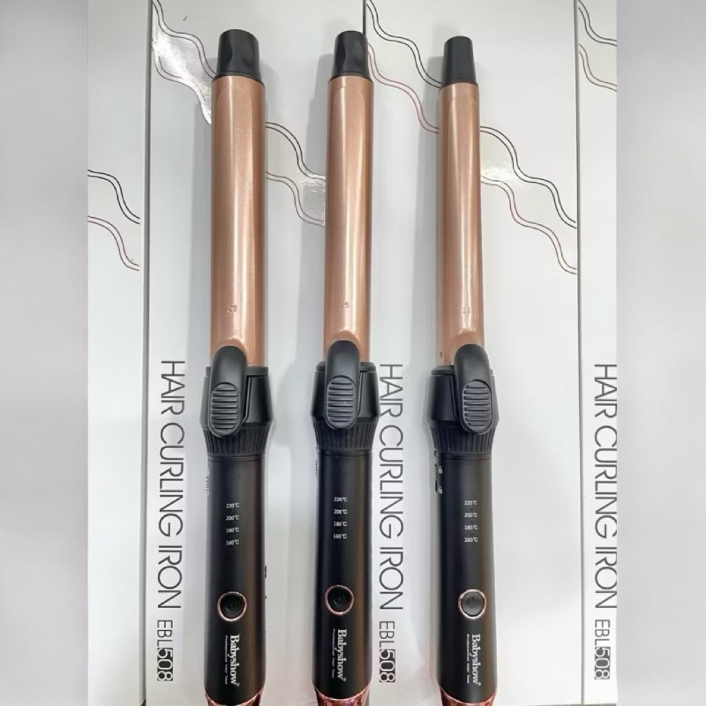 Máy Uốn Tóc Babyshow Chính Hãng – 5 Size Lọn – Điều Chỉnh Nhiệt – Chống Gãy Rụng – Tóc Đẹp Chuẩn Salon Tại Nhà