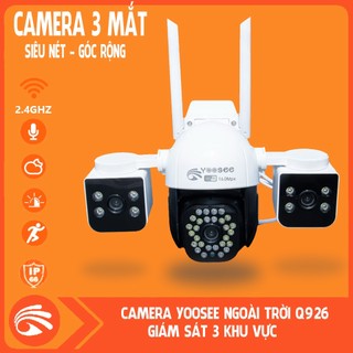 Camera YooSee Ngoài Trời 2 mắt / 3 mắt - Góc nhìn rộng siêu nét - xem đêm có màu - xoay 360