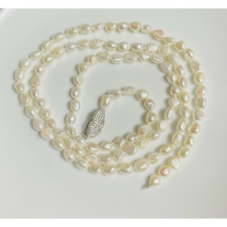 Chuỗi vòng cổ MS:2276VH ngọc trai nước ngọt tự nhiên dài 100vm.