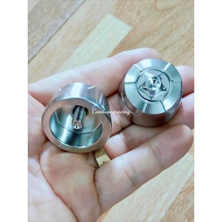 Bao Tay TBT + Gù Salaya Inox 304 mẫu sao cnc Gắn cho xe tay ga vision , vario, Ab (Giá 1Đôi) caoduongracing
