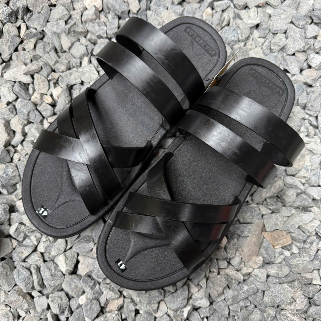 Dép cao su 5 quai đế công nghệ mới (nhẹ, thoải mái 2.5cm), thủ công của Vua dép lốp Phạm Quang Xuân