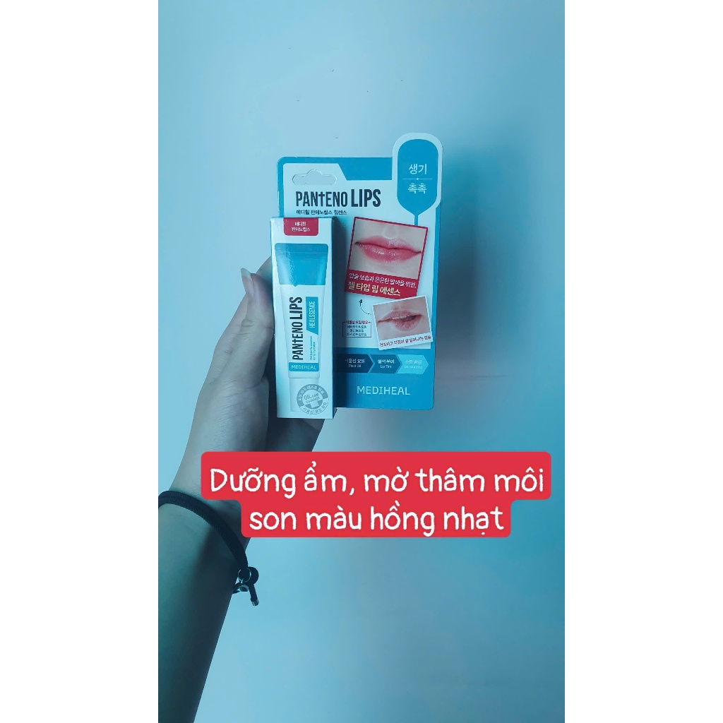 Son Dưỡng Môi Mediheal Pantenolips Healssence Hỗ Trợ Mờ Thâm, Dưỡng Ẩm Ban Ngày 10ml