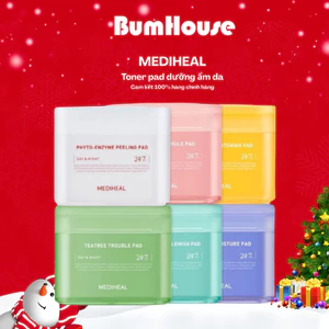 Toner Pad MEDIHEAL Tea Tree/Watermide/Collage/Madecassoside/Retinol/Phyto Dưỡng ẩm da 180 ml 90/100m
