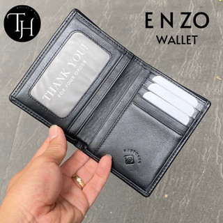 Ví nam dáng đứng da bò nappa ENZO cao cấp thương hiệu TH HANDMADE 9x12cm - Bóp nam da bò thật 100%