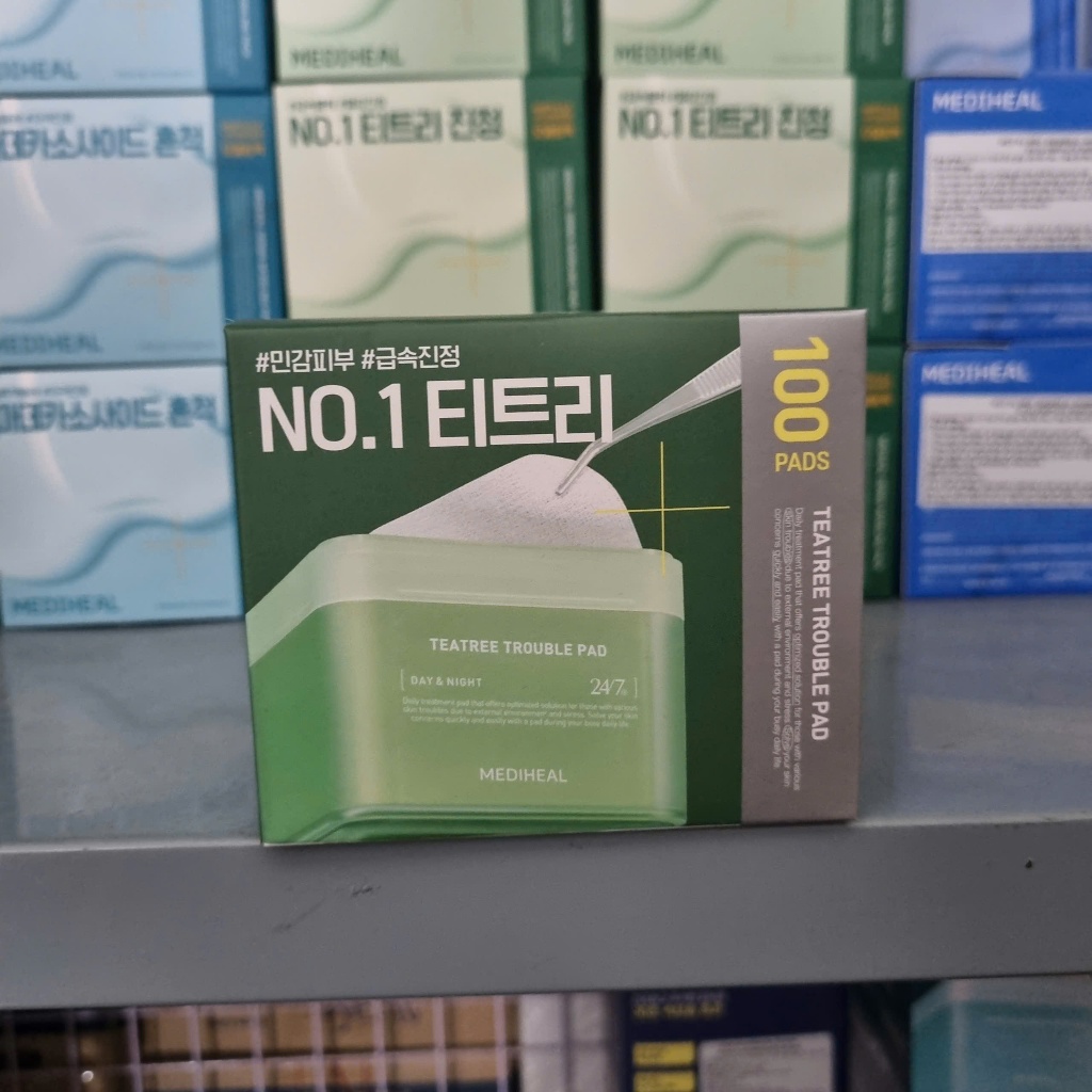 Toner Pad MEDIHEAL Tea Tree/Watermide/Collage/Madecassoside/Retinol/Phyto Dưỡng ẩm da 180 ml 90/100m