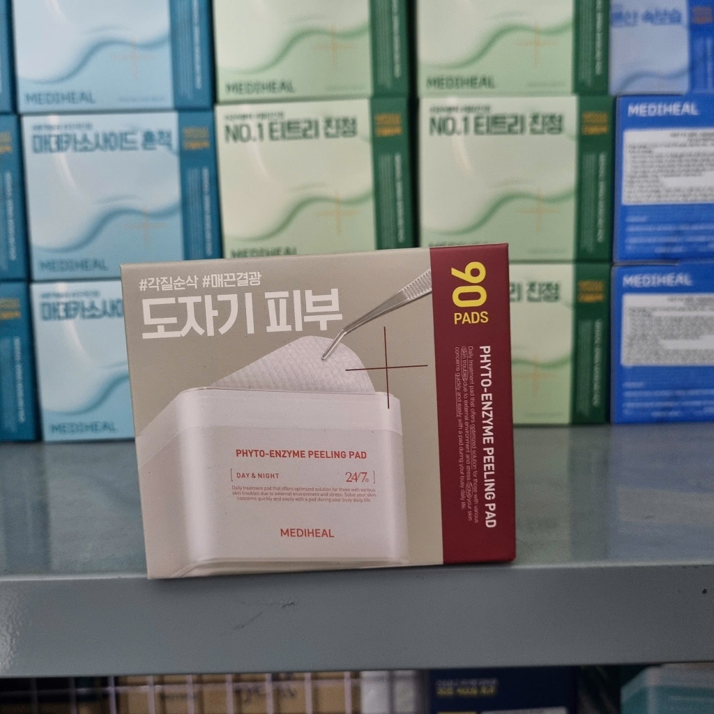Toner Pad MEDIHEAL Tea Tree/Watermide/Collage/Madecassoside/Retinol/Phyto Dưỡng ẩm da 180 ml 90/100m