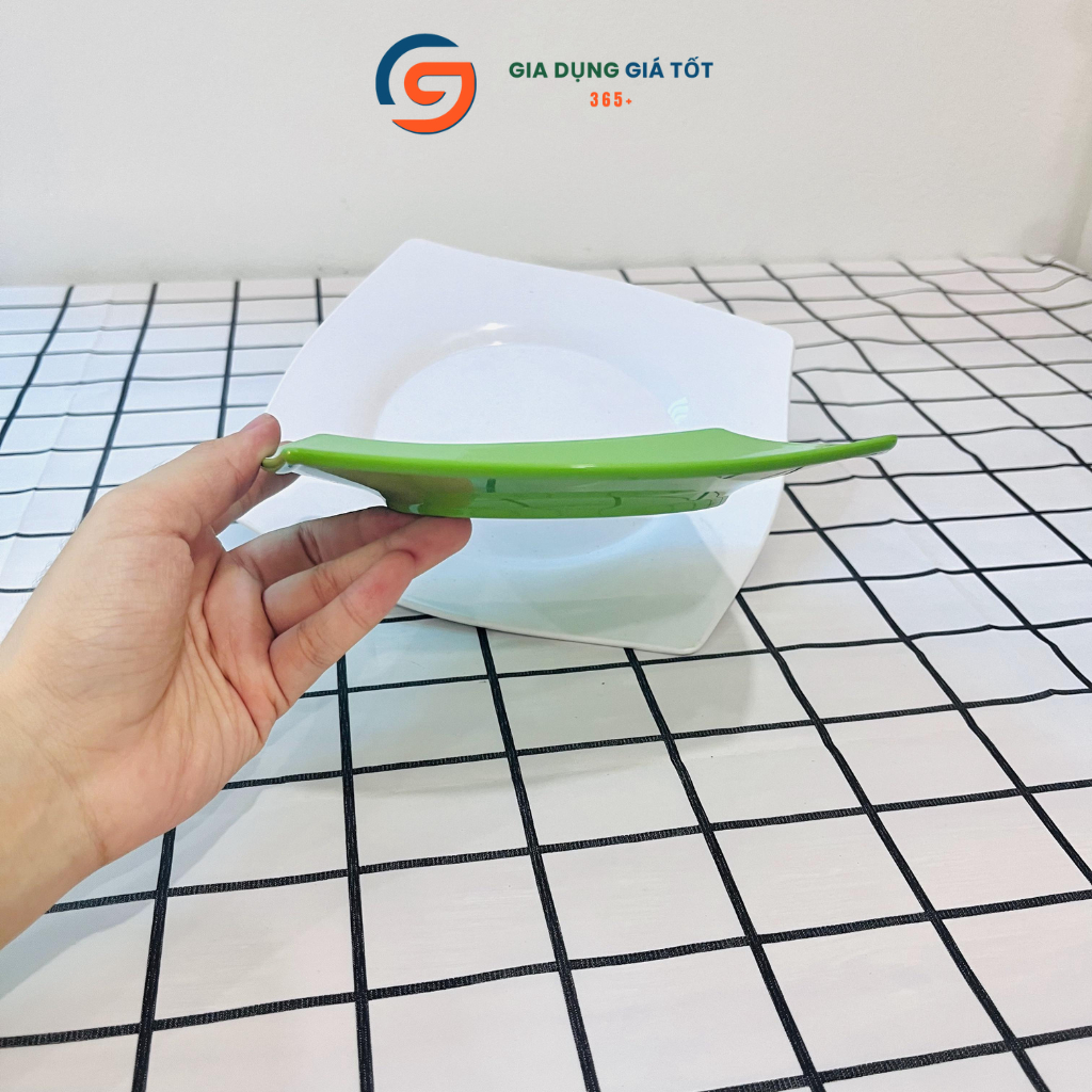 Đĩa nhựa vuông sóng Song Long, đĩa đựng trái cây, bánh kẹo, mứt Tết tiện lợi