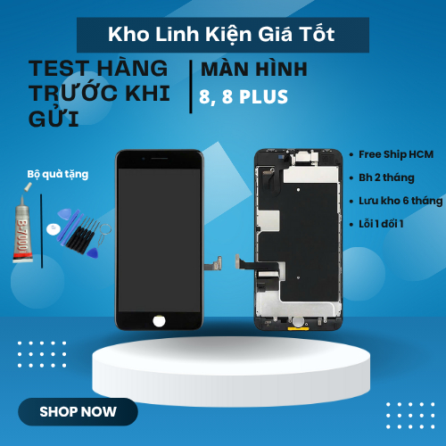 Màn hình tương thích 8G/8+ chuẩn màu (Tặng kèm keo vít)