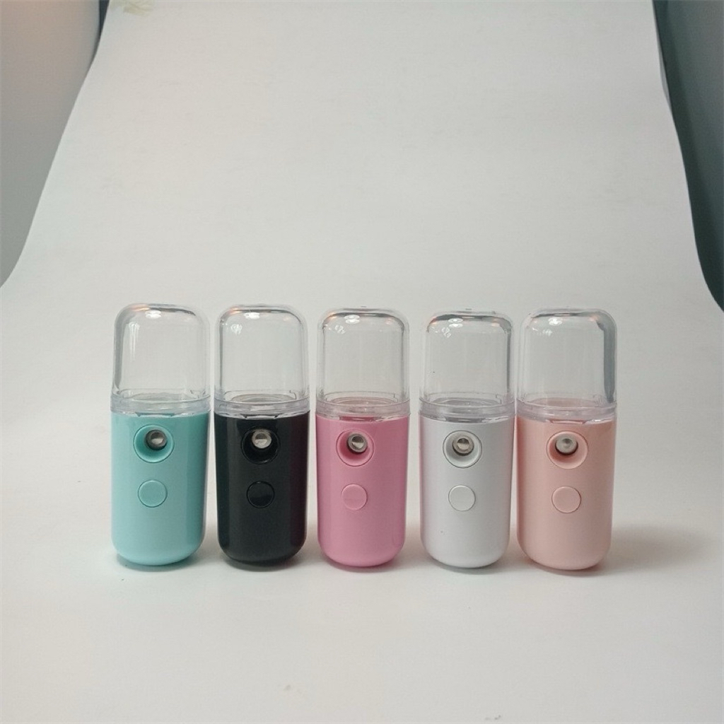 Máy Phun Sương NANO Tạo Ẩm Da Mặt - Quạt Cầm Tay Phun Sương Mini