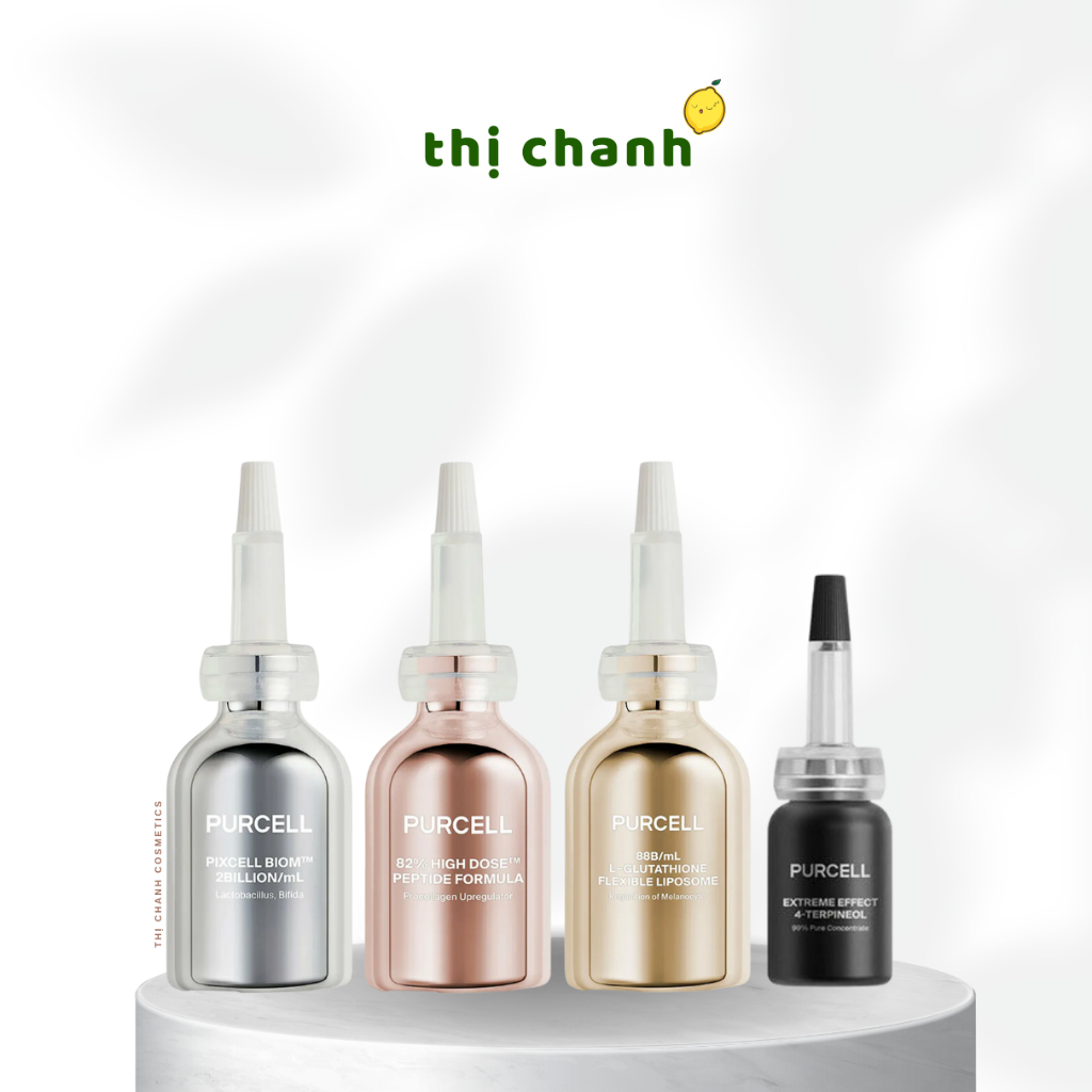 Sẵn 4 loại] Tinh chất PURCELL 82% High Dose™ Peptide / Pixcell Biom / L- Glutathione Liposome/ Extreme Effect