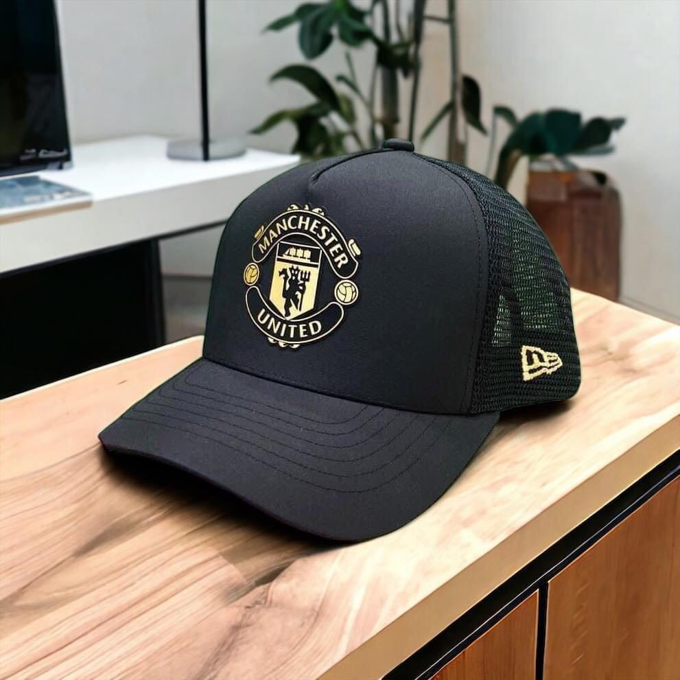 Nón kết nam, mũ lưỡi trai nam nữ Trucker Manchester vải Kaki đẹp form chuẩn thời trang (Ảnh thật)