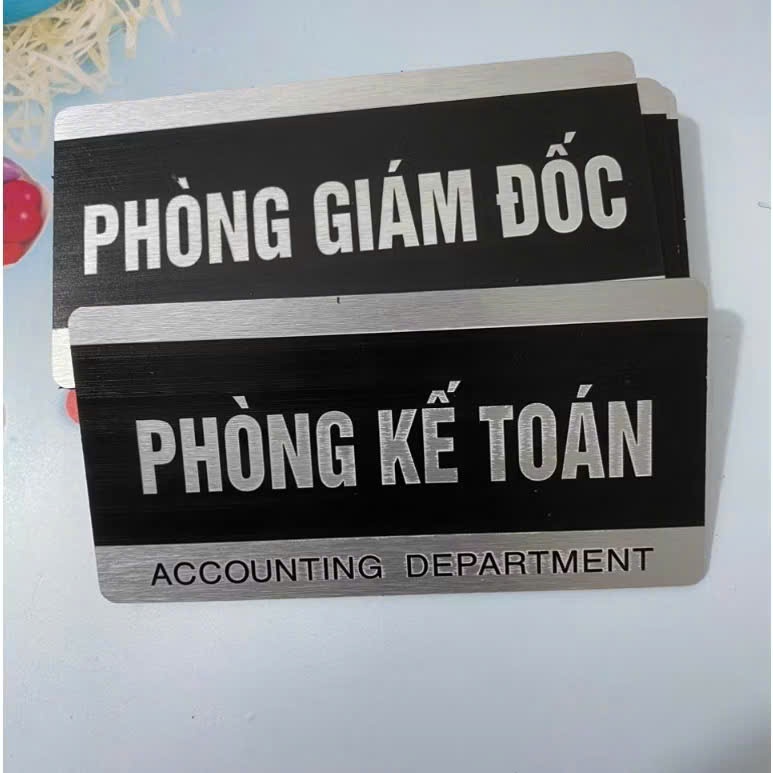 Biển Phòng Ban  , Bảng Tên Phòng, THEO YÊU CẦU